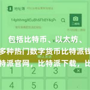 包括比特币、以太坊、瑞波币等多种热门数字货币比特派钱包，比特派官网，比特派下载，比特派，比特派加密货币