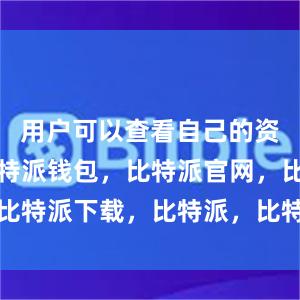 用户可以查看自己的资产情况比特派钱包，比特派官网，比特派下载，比特派，比特派加密货币