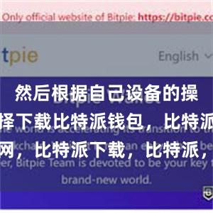 然后根据自己设备的操作系统选择下载比特派钱包，比特派官网，比特派下载，比特派，比特派加密货币